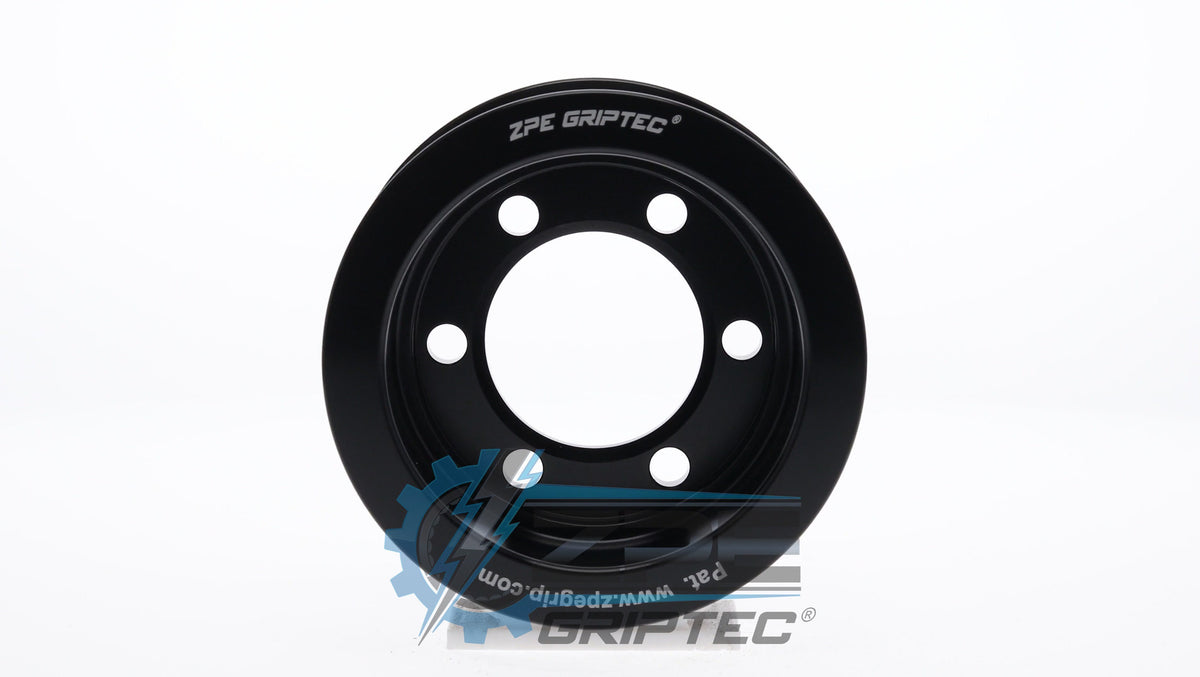 2.95" 8 Rib ZPE GripTec® 2pc ProCharger Standard L3 Black Pulley Only