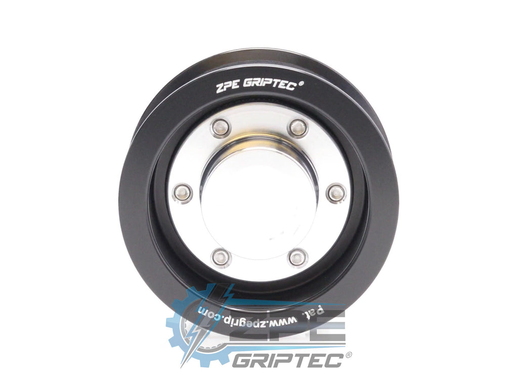 3.00" 8 Rib ZPE GripTec® 2pc ProCharger Standard L3 Black Pulley & Hub Kit