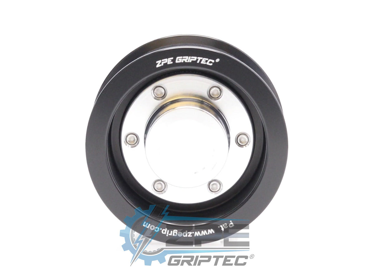 3.00" 8 Rib ZPE GripTec® 2pc ProCharger Standard L3 Black Pulley & Hub Kit
