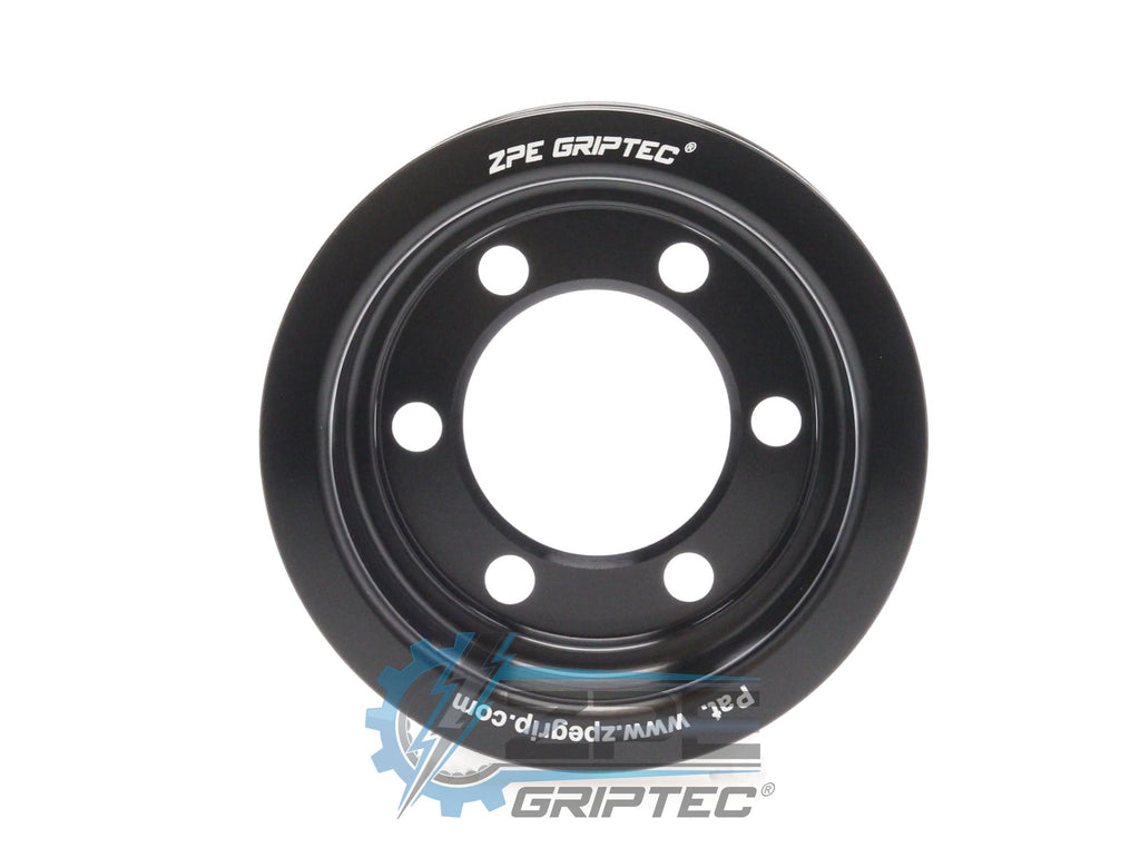 3.00" 6 Rib ZPE GripTec® 2pc ProCharger Standard L3 Black Pulley Only