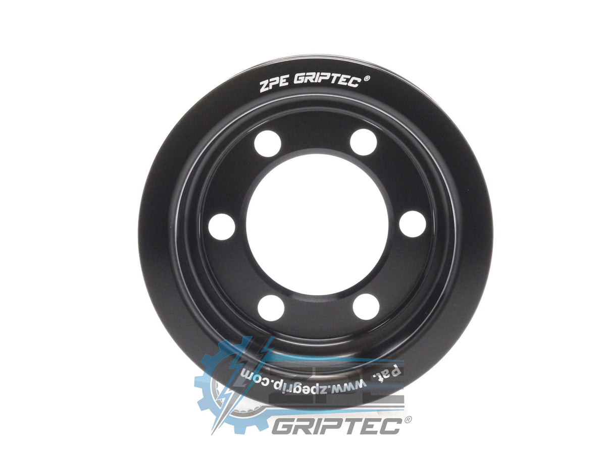 3.00" 6 Rib ZPE GripTec® 2pc ProCharger Standard L3 Black Pulley Only