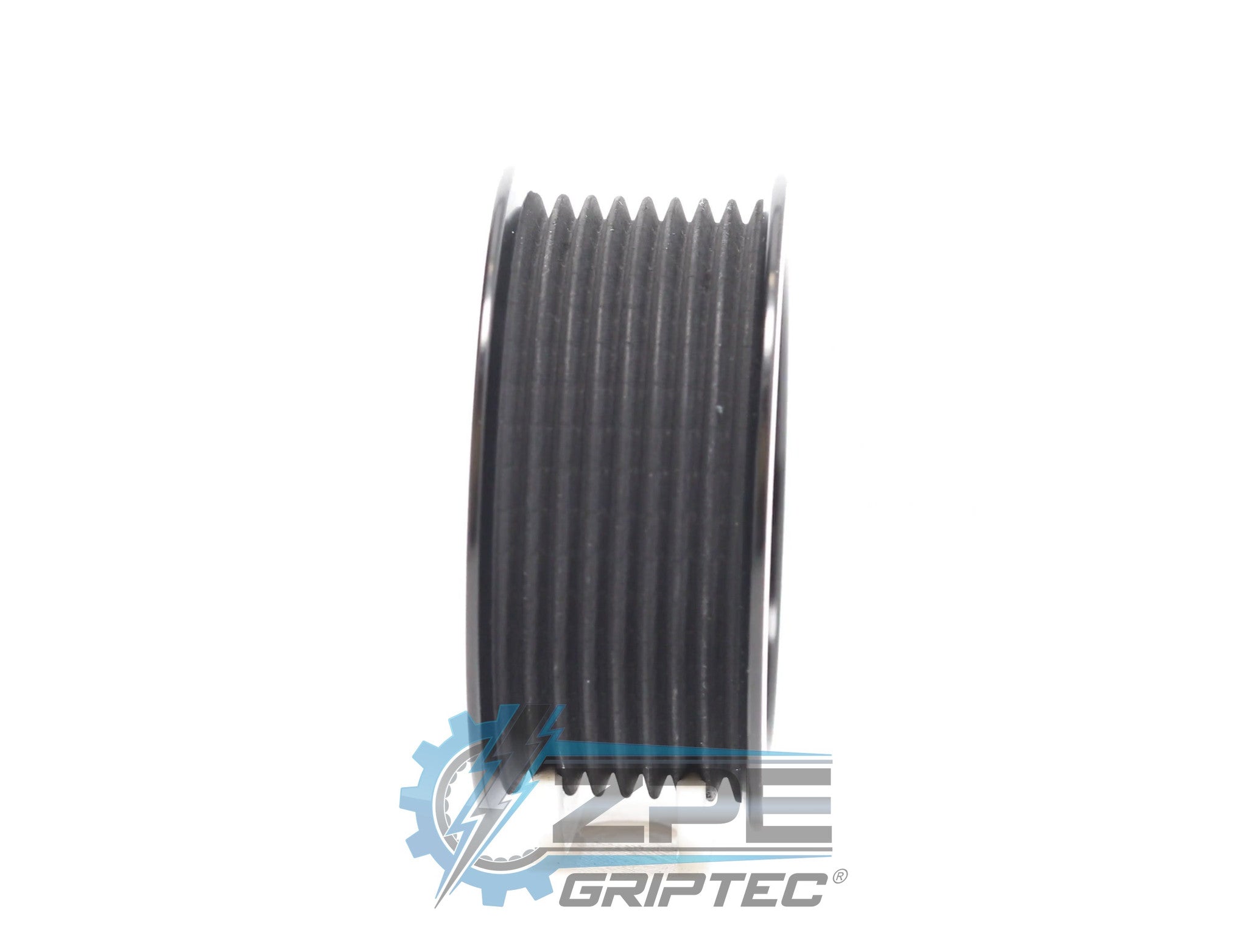 3.00" 8 Rib ZPE GripTec® 2pc ProCharger Standard L3 Black Pulley Only Secondary image