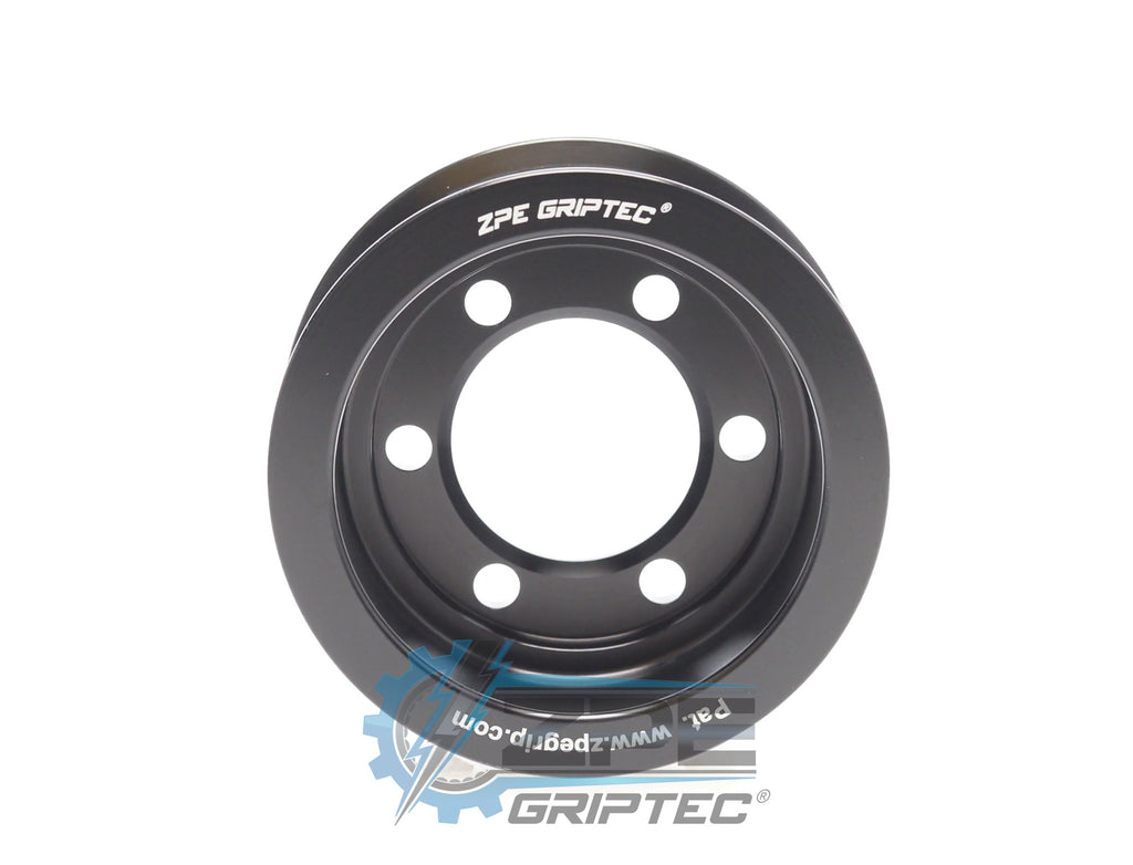 3.00" 8 Rib ZPE GripTec® 2pc ProCharger Standard L3 Black Pulley Only