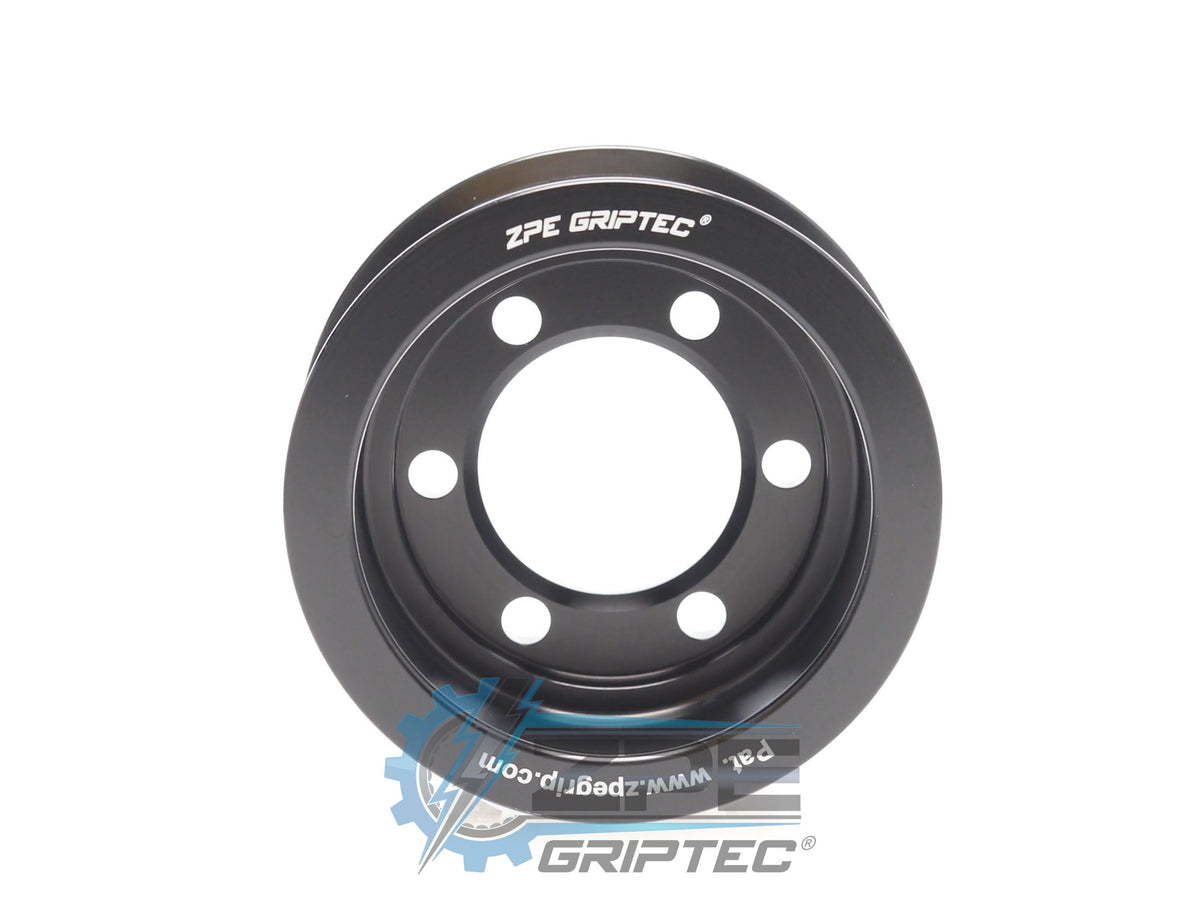 3.00" 8 Rib ZPE GripTec® 2pc ProCharger Standard L3 Black Pulley Only