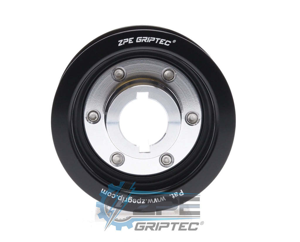 3.05" 6 Rib ZPE GripTec® 2pc ProCharger Standard L3 Black Pulley & Hub Kit
