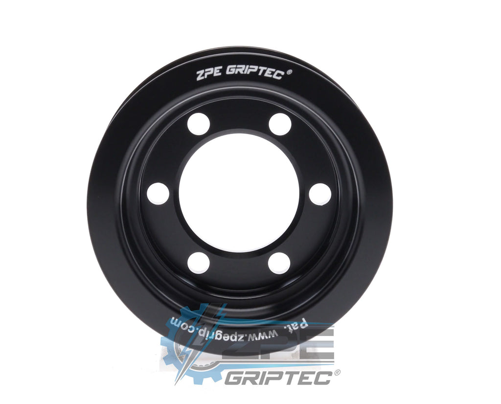 3.05" 6 Rib ZPE GripTec® 2pc ProCharger Standard L3 Black Pulley Only