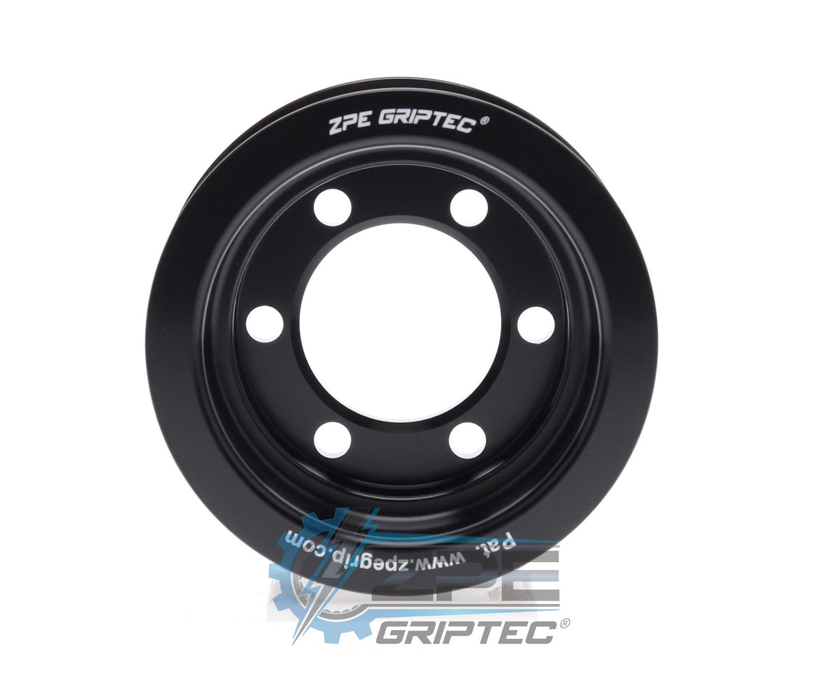 3.05" 6 Rib ZPE GripTec® 2pc ProCharger Standard L3 Black Pulley Only