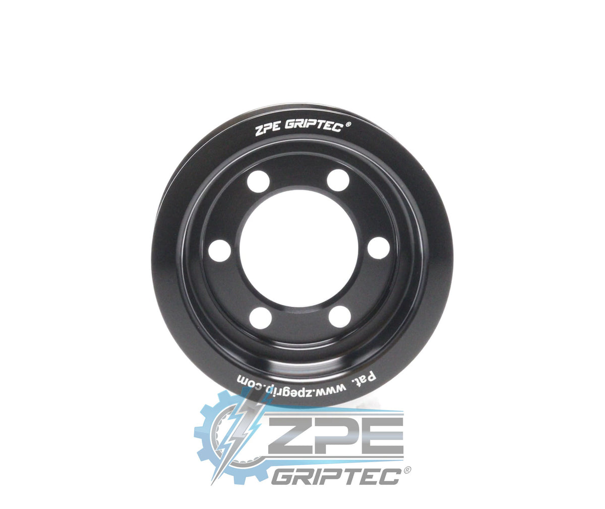 3.10" 6 Rib ZPE GripTec® 2pc ProCharger Standard L3 Black Pulley Only