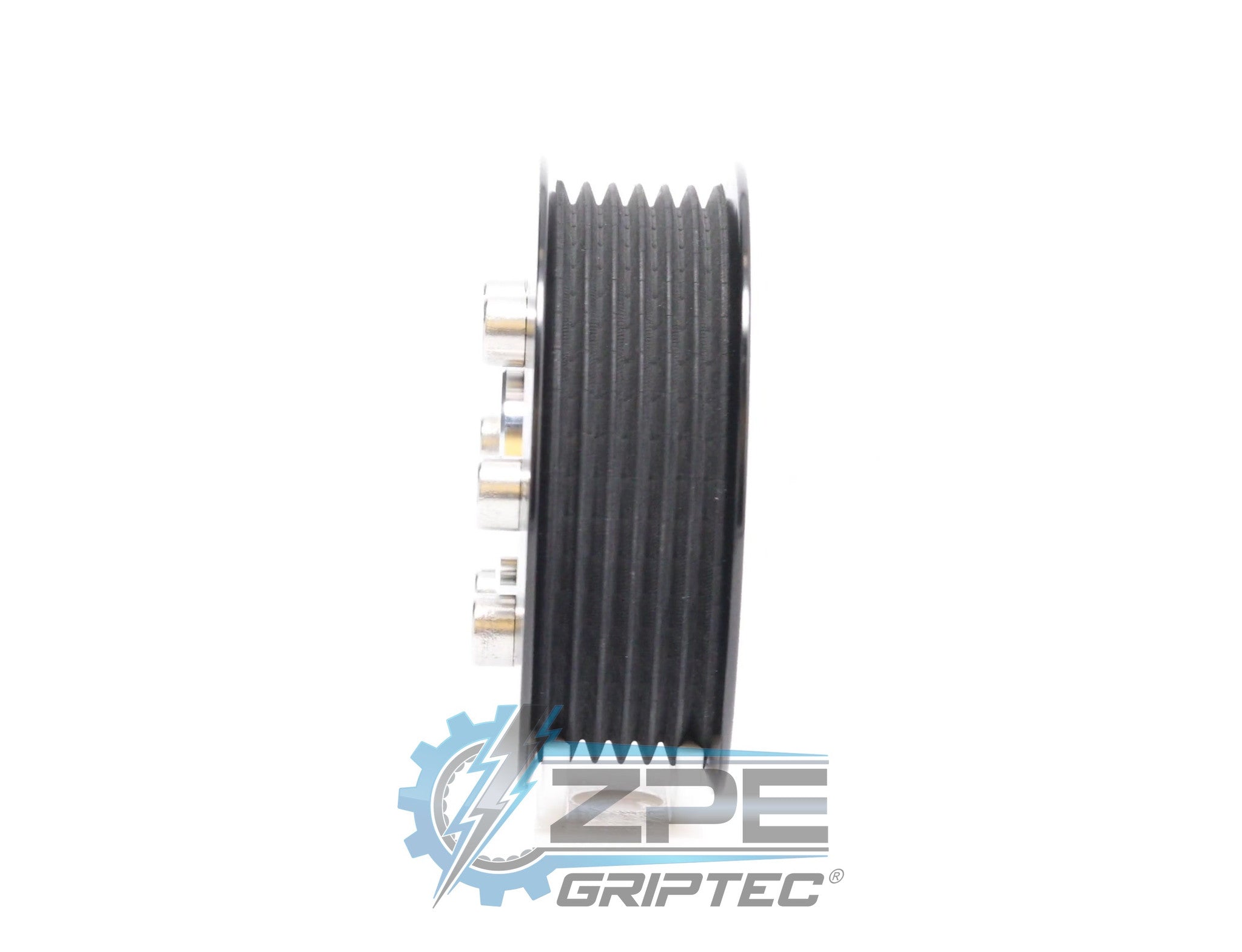 3.125" 6 Rib ZPE GripTec® 2pc ProCharger Standard L3 Black Pulley & Hub Kit Secondary image