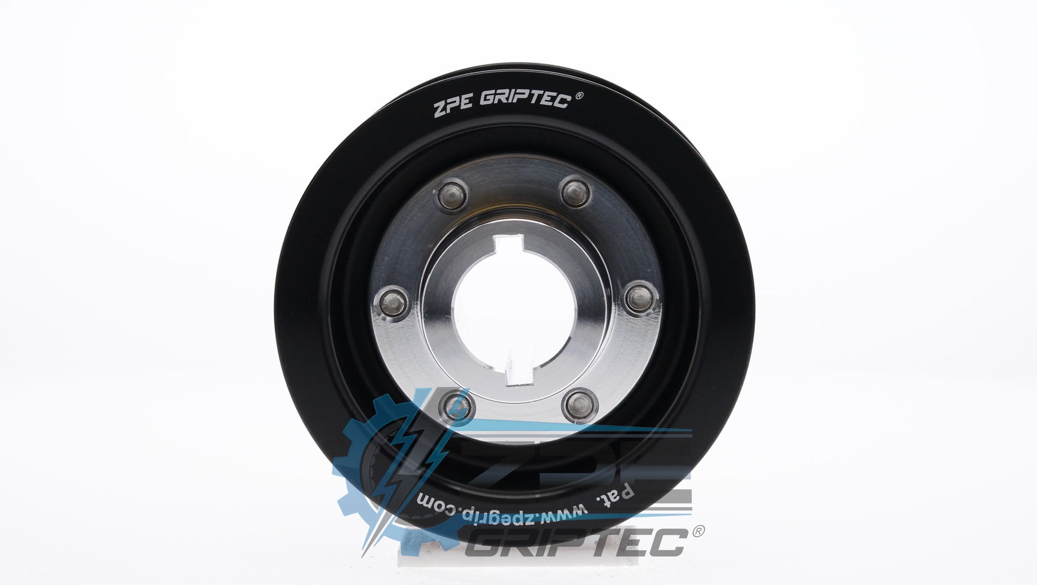 3.20" 8 Rib ZPE GripTec® 2pc ProCharger Standard L3 Black Pulley & Hub Kit Secondary image