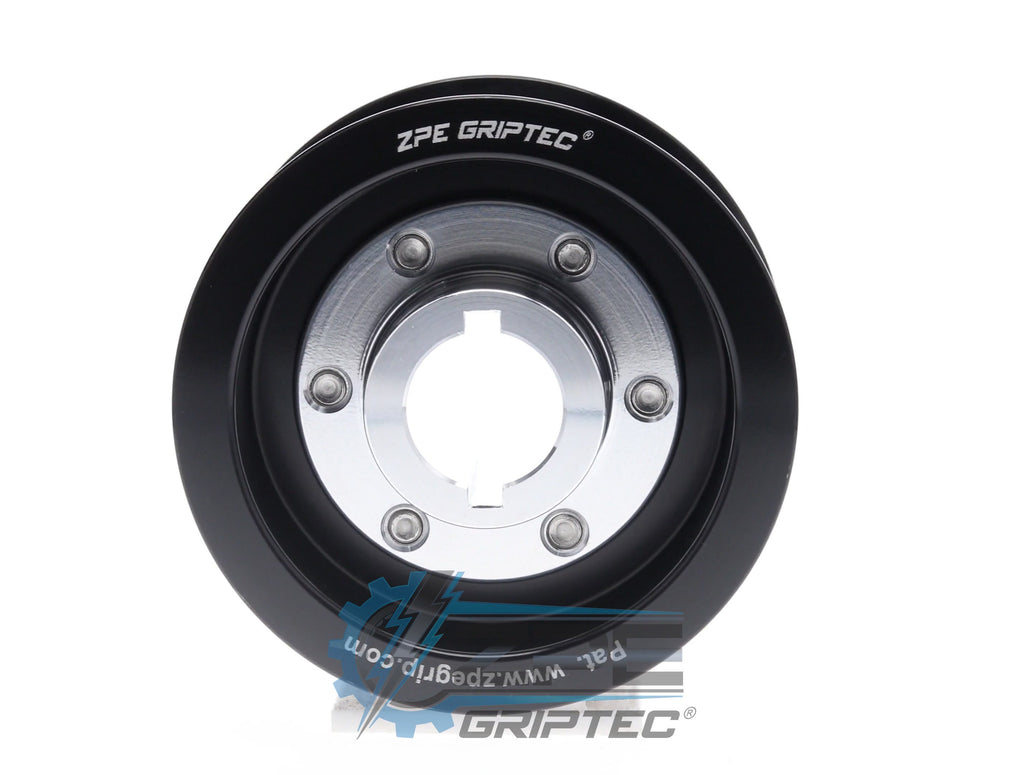 3.20" 10 Rib ZPE GripTec® 2pc ProCharger Standard L3 Black Pulley & Hub Kit