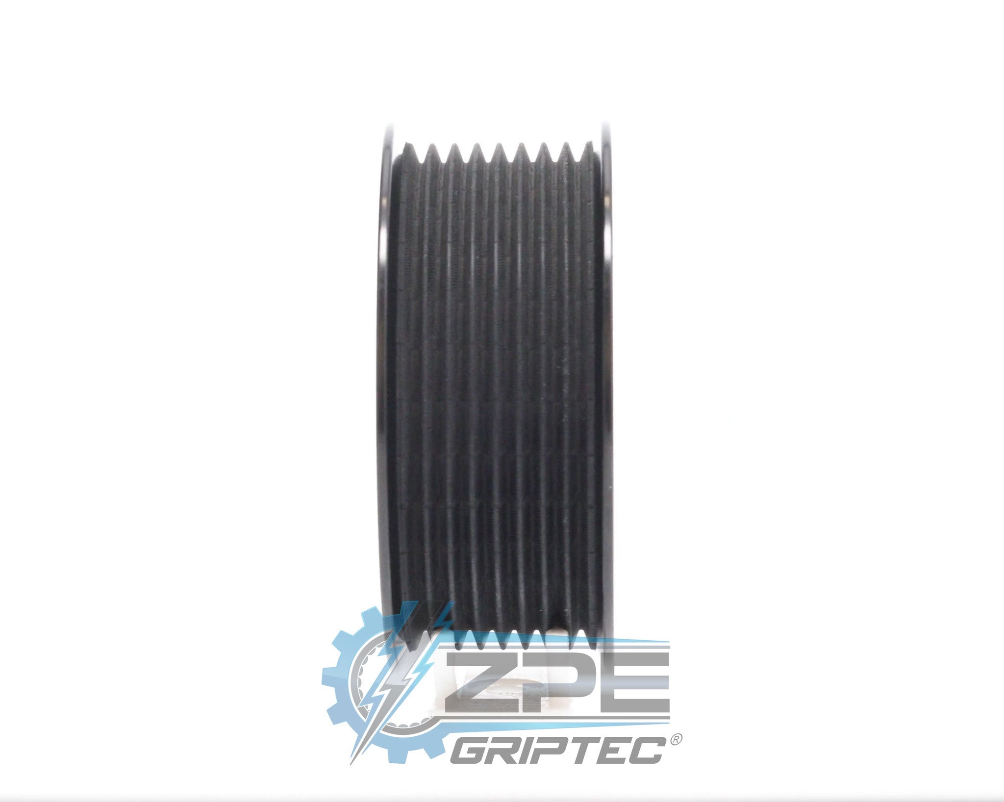 3.20" 8 Rib ZPE GripTec® 2pc ProCharger Standard L3 Black Pulley Only Secondary image