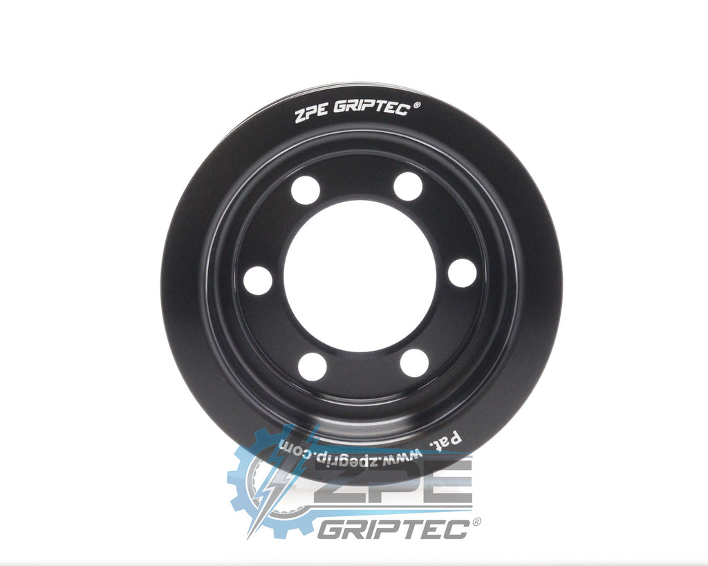 3.20" 8 Rib ZPE GripTec® 2pc ProCharger Standard L3 Black Pulley Only
