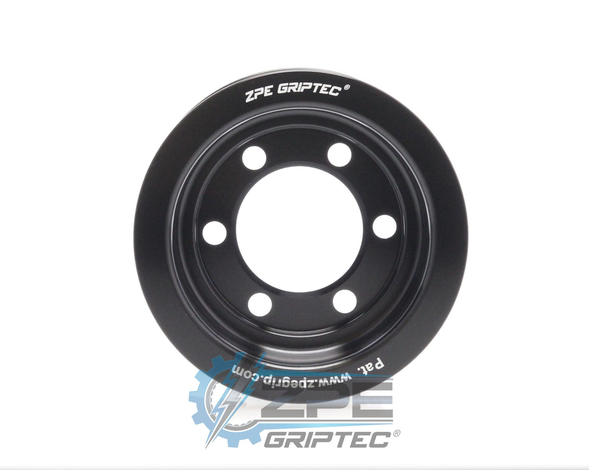 3.20" 8 Rib ZPE GripTec® 2pc ProCharger Standard L3 Black Pulley Only