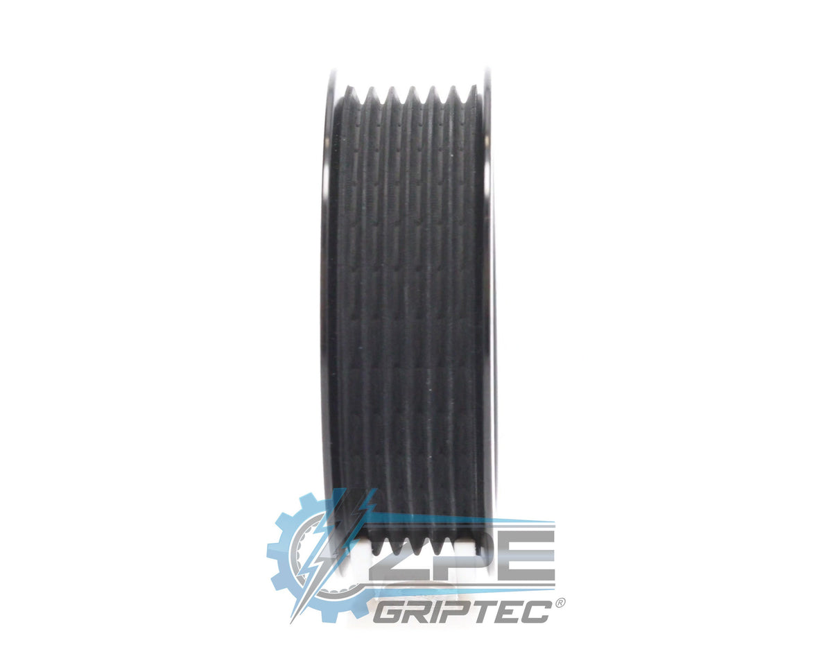 3.25" 6 Rib ZPE GripTec® 2pc ProCharger Standard L3 Black Pulley Only