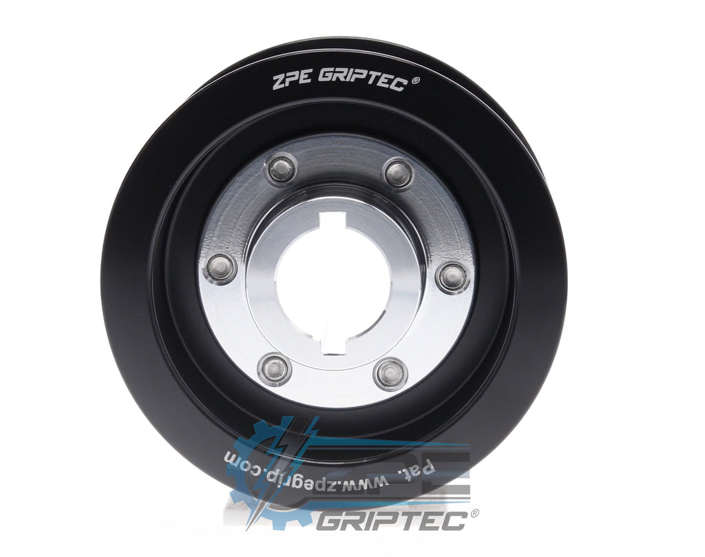 3.30" 10 Rib ZPE GripTec® 2pc ProCharger Standard L3 Black Pulley & Hub Kit