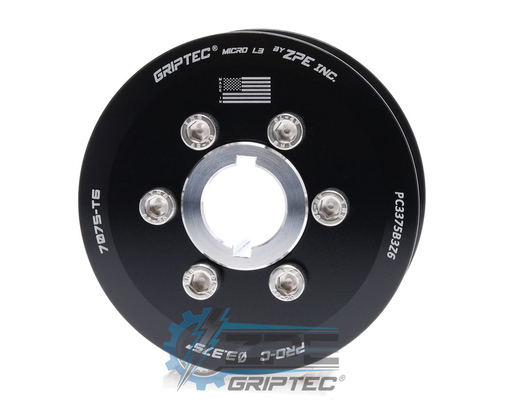 ZPE GripTec® 2pc ProCharger Standard 6 Rib Supercharger Pulley