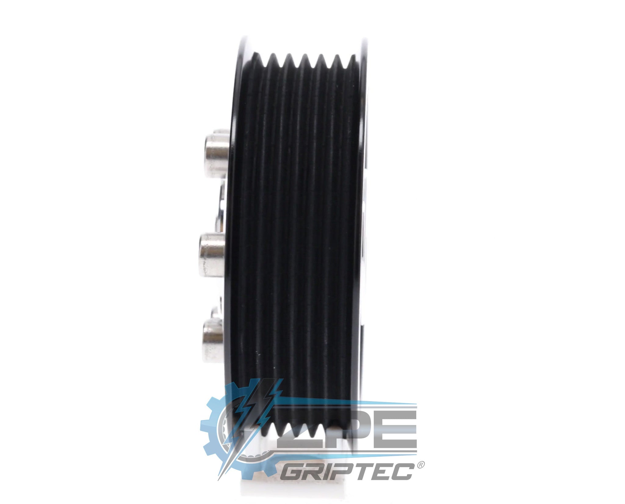 3.375" 6 Rib ZPE GripTec® 2pc ProCharger Standard L3 Black Pulley & Hub Kit Secondary image