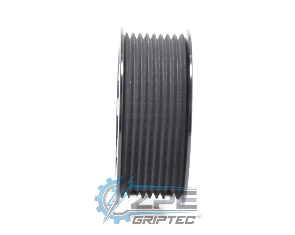 3.375" 8 Rib ZPE GripTec® 2pc ProCharger Standard L3 Black Pulley & Hub Kit