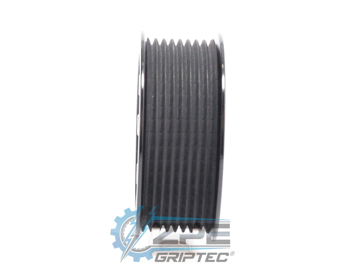 3.375" 8 Rib ZPE GripTec® 2pc ProCharger Standard L3 Black Pulley & Hub Kit