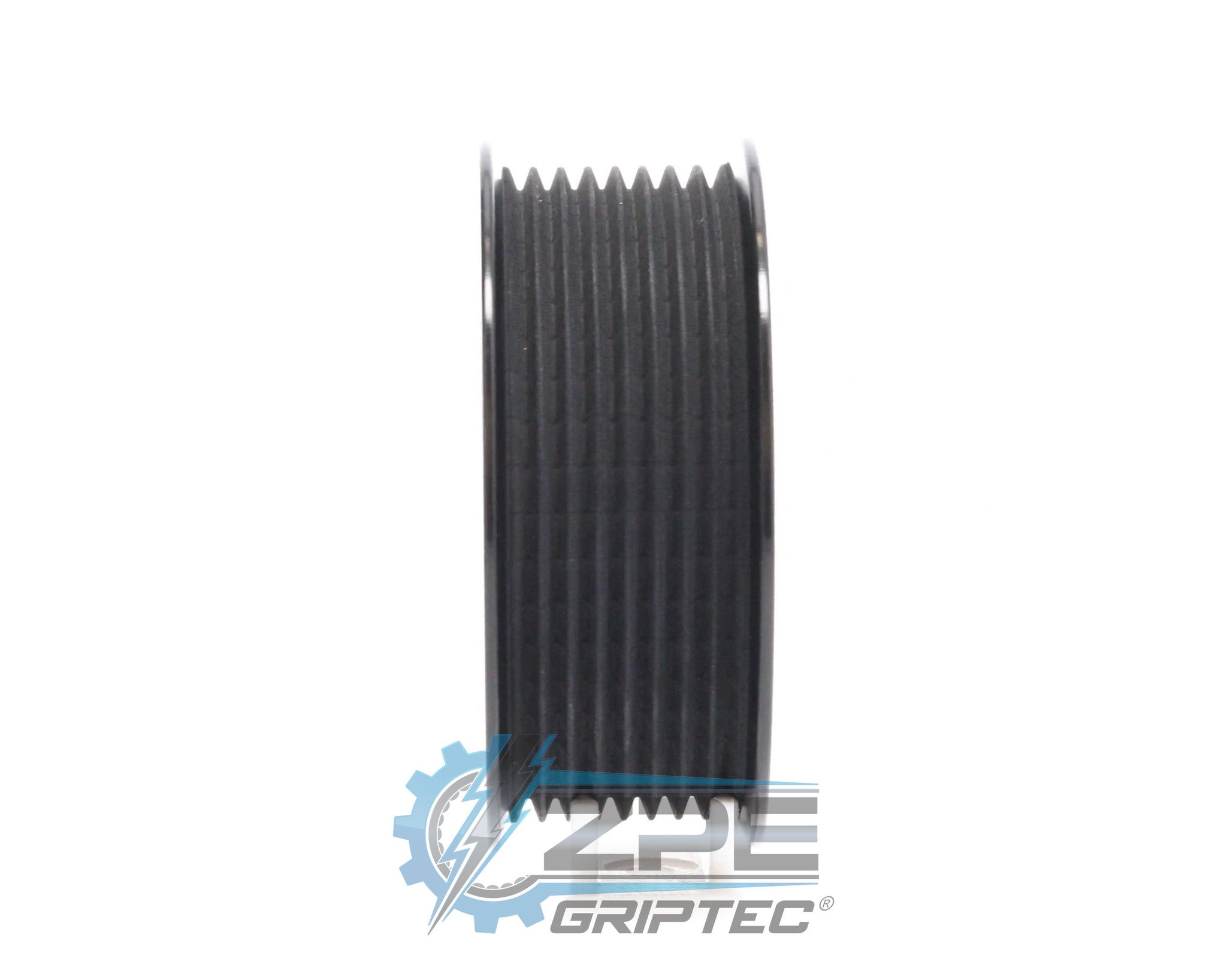3.375" 8 Rib ZPE GripTec® 2pc ProCharger Standard L3 Black Pulley Only Secondary image