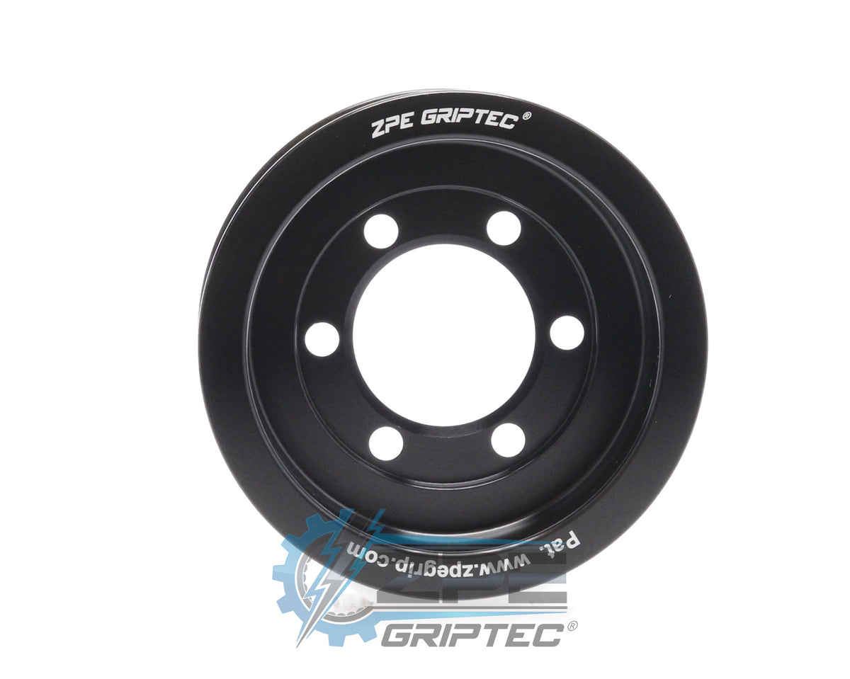 3.40" 8 Rib ZPE GripTec® 2pc ProCharger Standard L3 Black Pulley Only