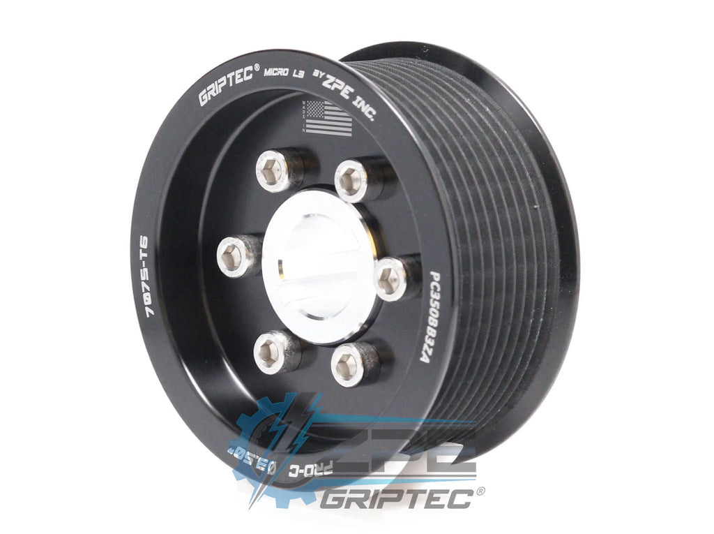 ZPE GripTec® 2pc ProCharger Standard 10 Rib Supercharger Pulley