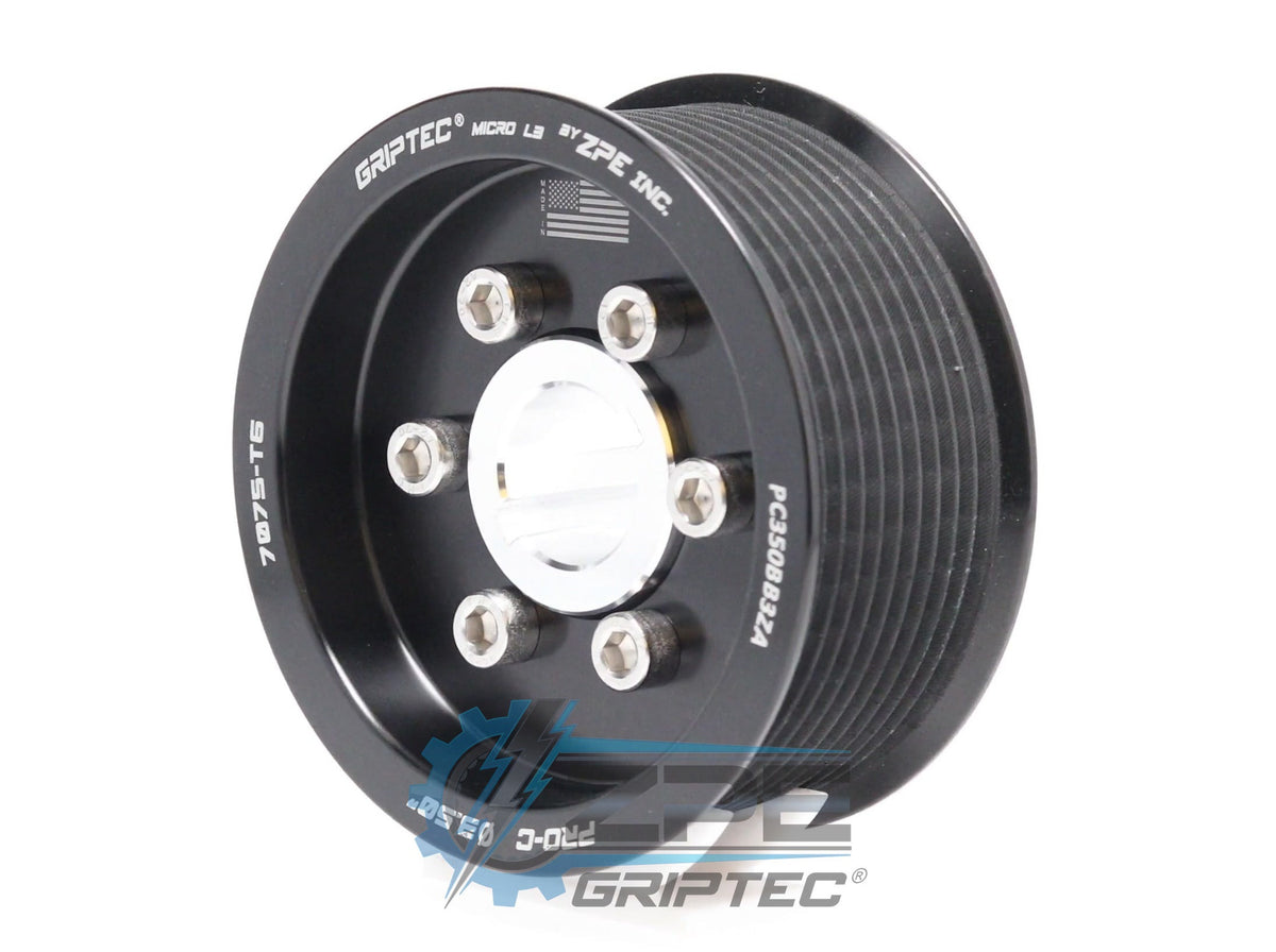 ZPE GripTec® 2pc ProCharger Standard 10 Rib Supercharger Pulley