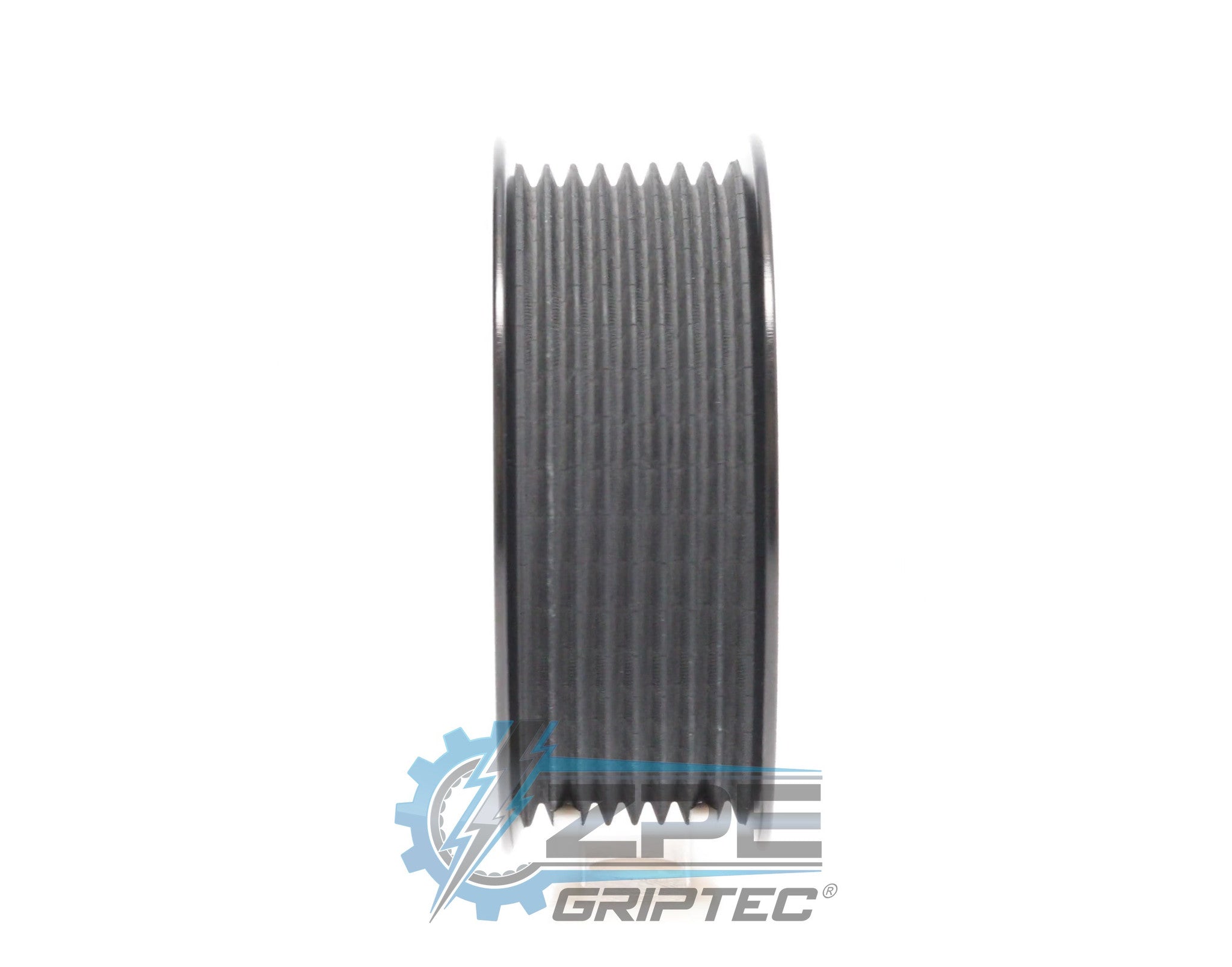 3.50" 8 Rib ZPE GripTec® 2pc ProCharger Standard L3 Black Pulley Only Secondary image