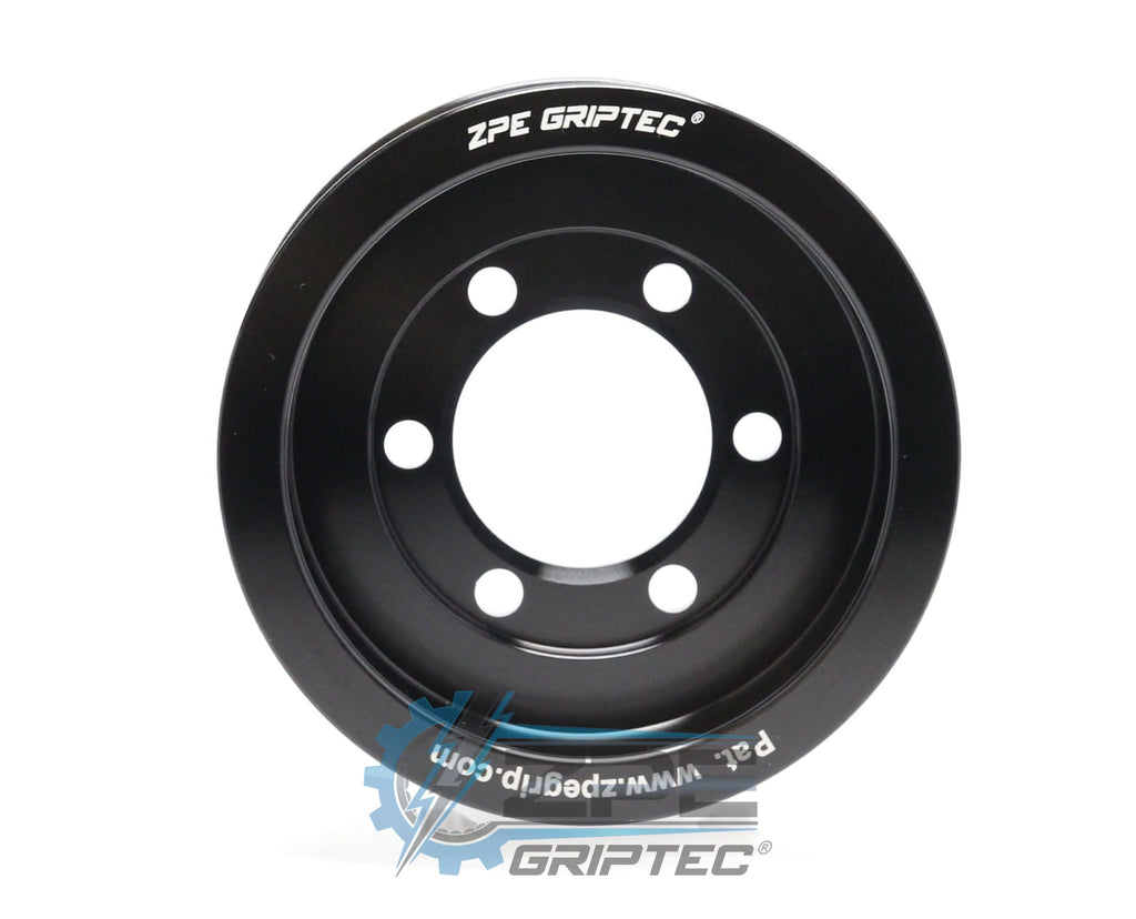 3.50" 10 Rib ZPE GripTec® 2pc ProCharger Standard L3 Black Pulley Only