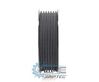 3.55" 6 Rib ZPE GripTec® 2pc ProCharger Standard L3 Black Pulley Only