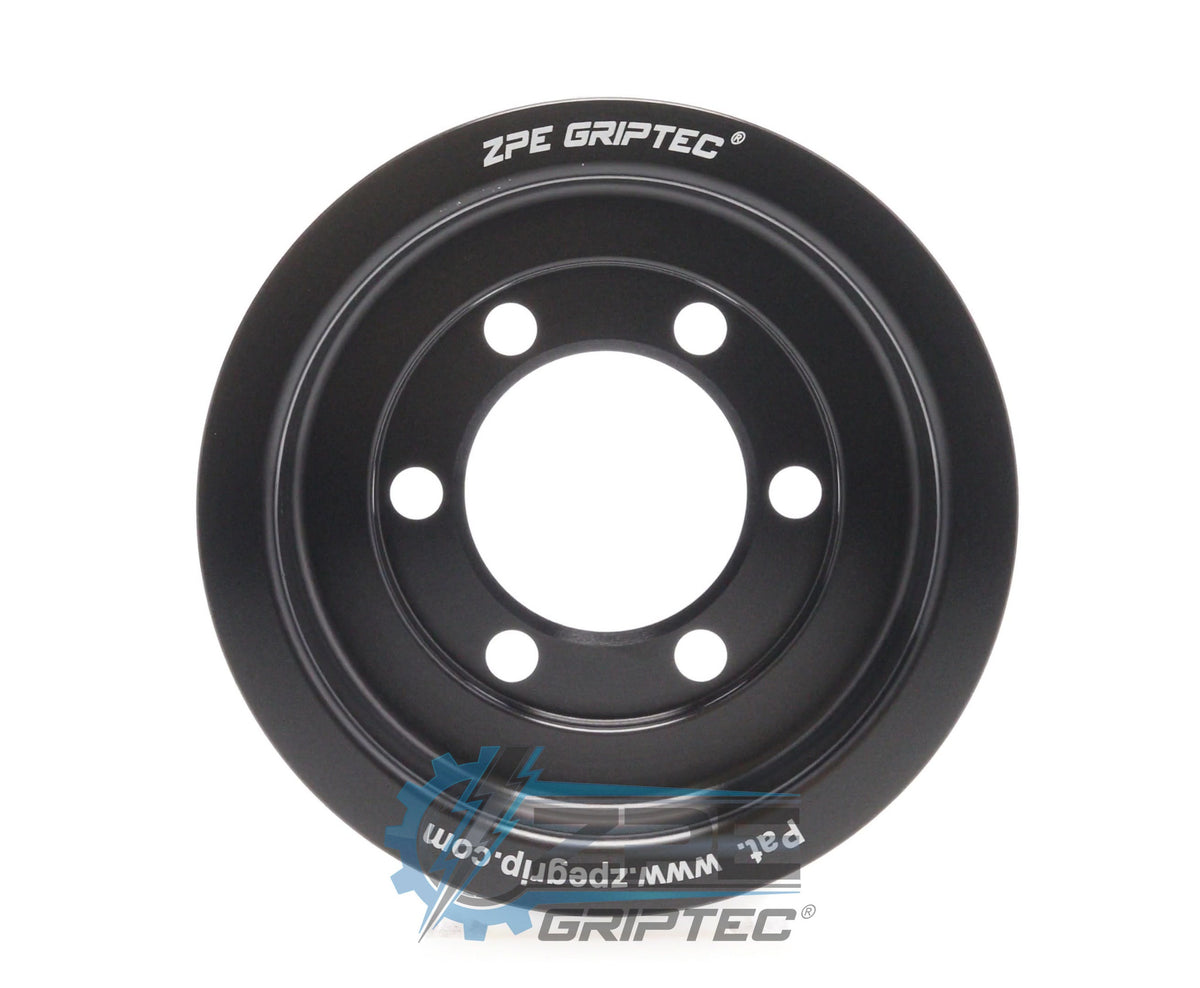 3.55" 6 Rib ZPE GripTec® 2pc ProCharger Standard L3 Black Pulley Only
