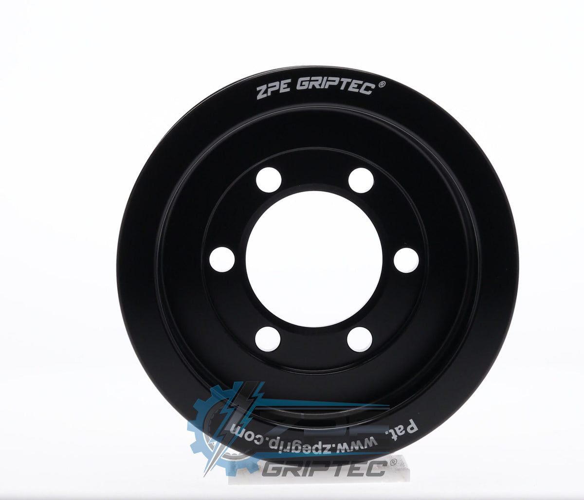 3.58" 8 Rib ZPE GripTec® 2pc ProCharger Standard L3 Black Pulley Only