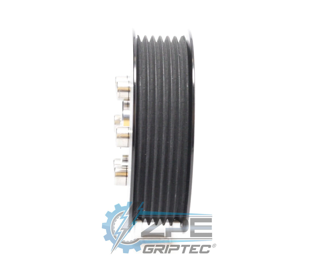 3.60" 6 Rib ZPE GripTec® 2pc ProCharger Standard L3 Black Pulley & Hub Kit