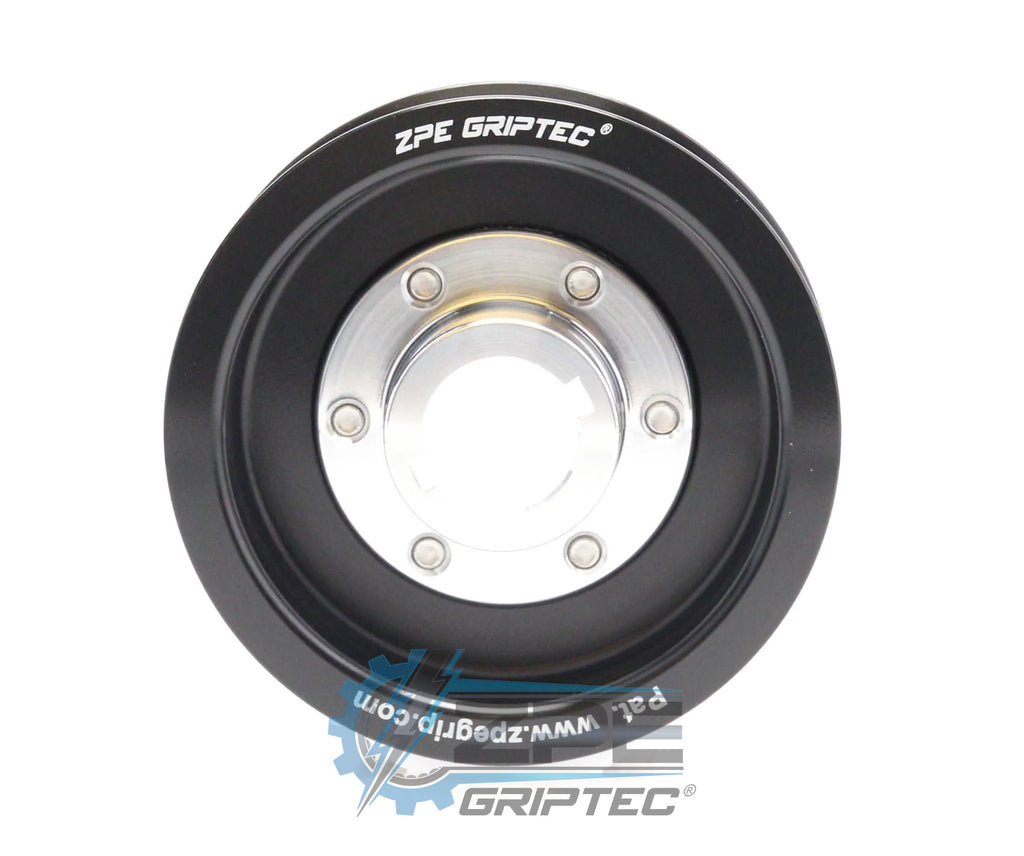 3.60" 6 Rib ZPE GripTec® 2pc ProCharger Standard L3 Black Pulley & Hub Kit