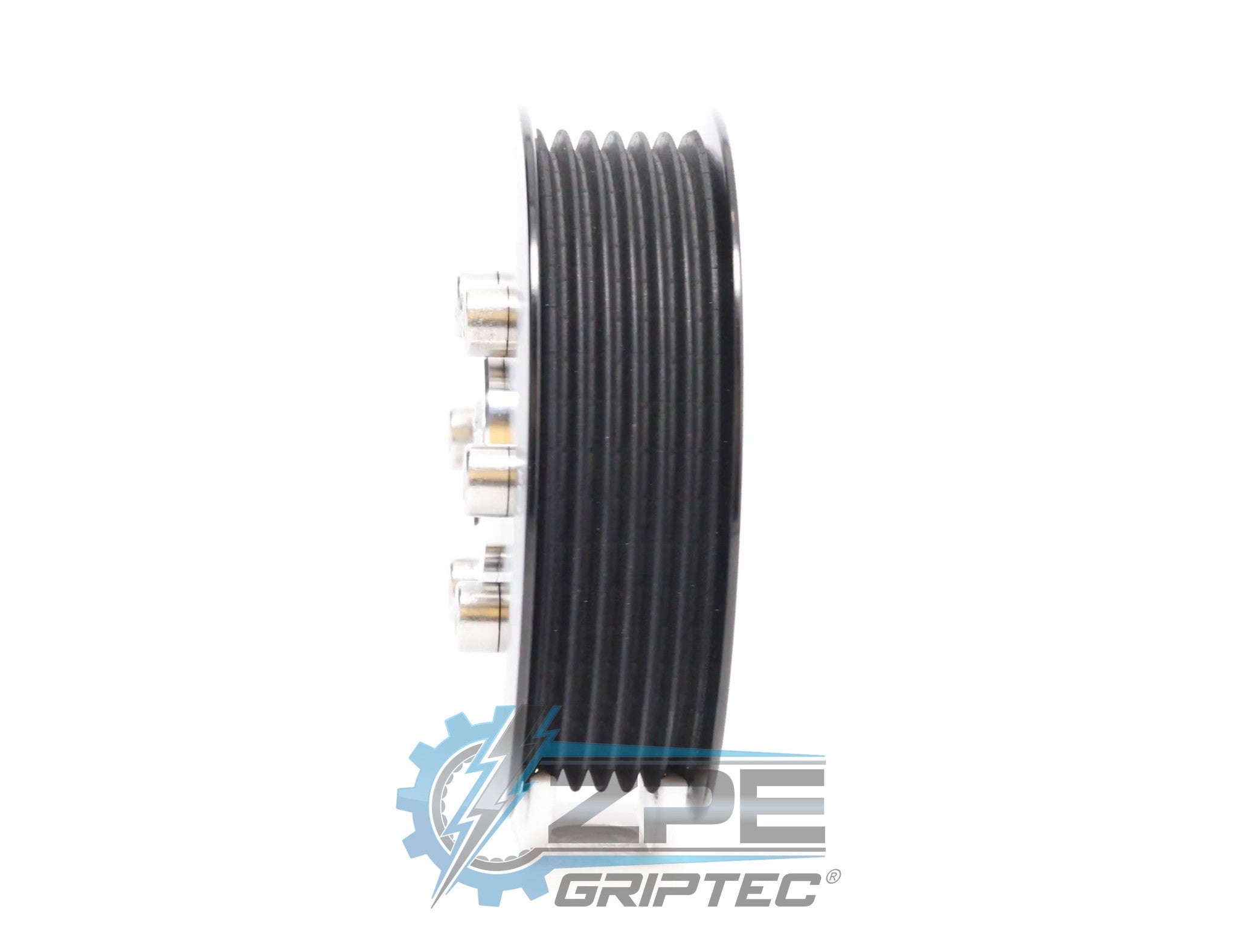 3.625" 6 Rib ZPE GripTec® 2pc ProCharger Standard L3 Black Pulley & Hub Kit Secondary image