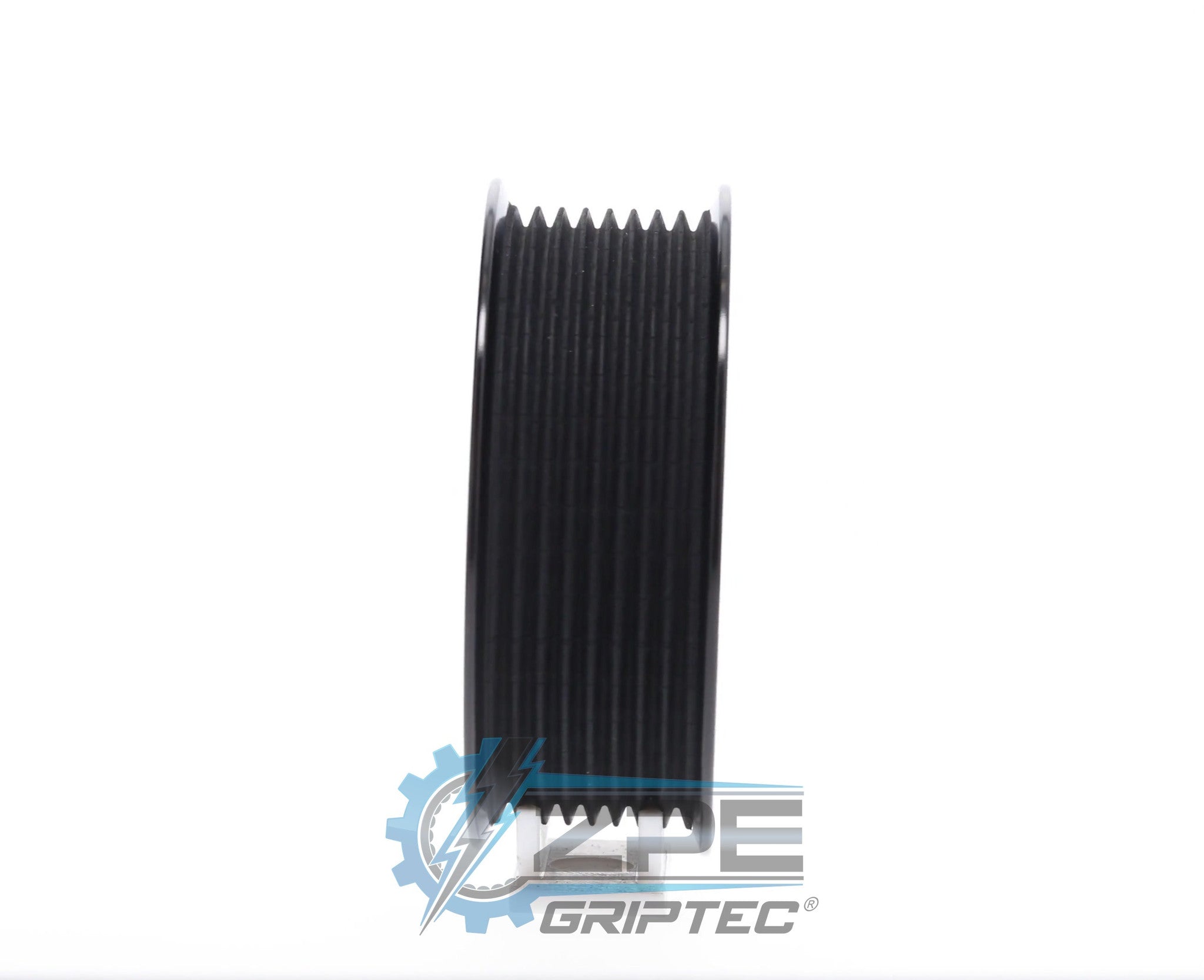 3.625" 8 Rib ZPE GripTec® 2pc ProCharger Standard L3 Black Pulley & Hub Kit Secondary image