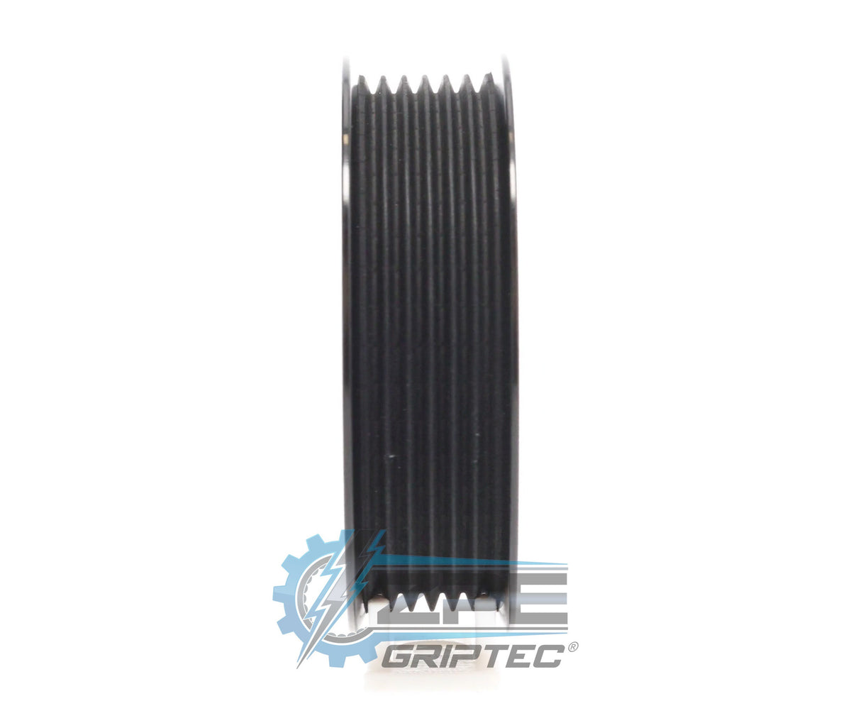 3.625" 6 Rib ZPE GripTec® 2pc ProCharger Standard L3 Black Pulley Only