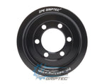 3.625" 6 Rib ZPE GripTec® 2pc ProCharger Standard L3 Black Pulley Only