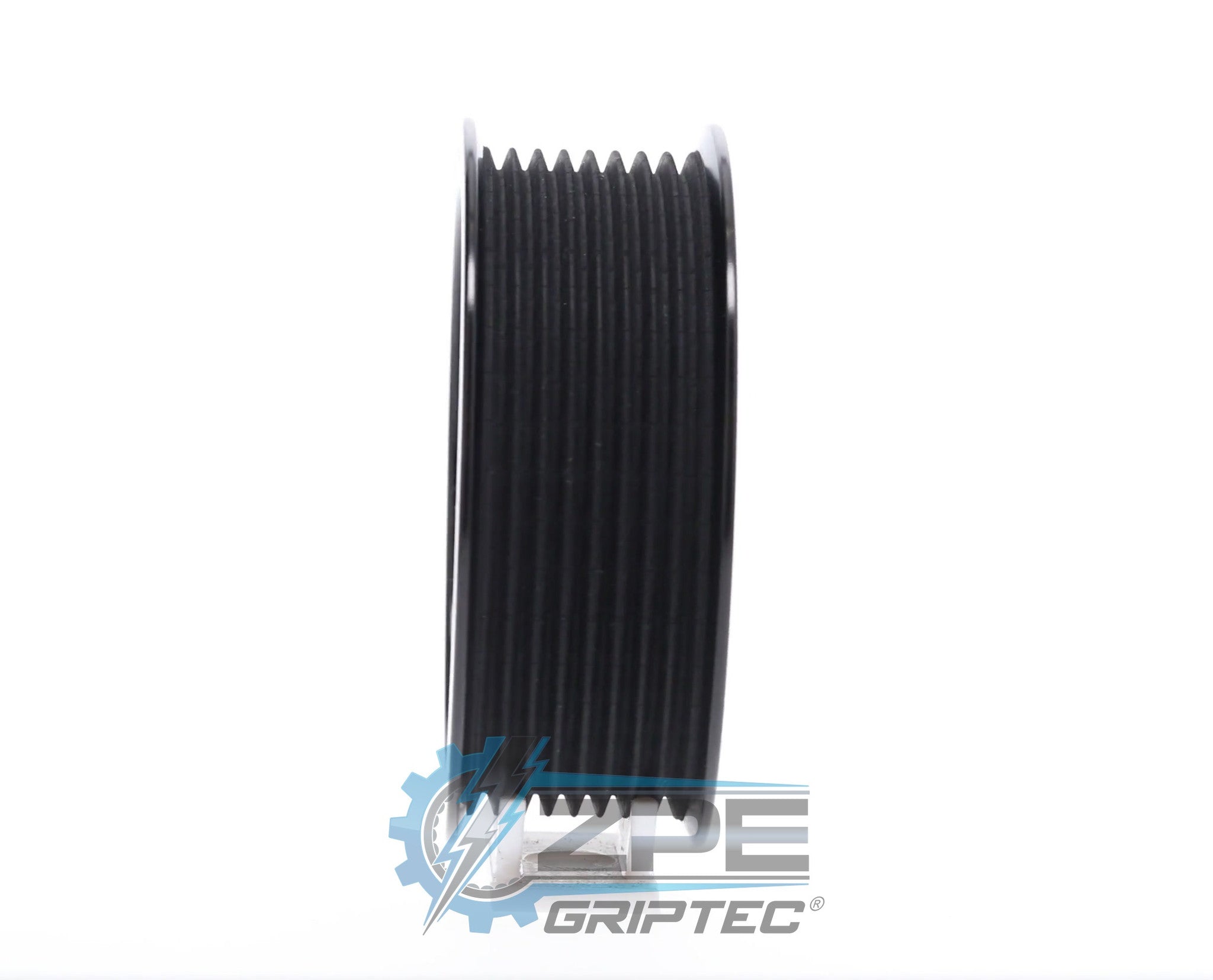 3.625" 8 Rib ZPE GripTec® 2pc ProCharger Standard L3 Black Pulley Only Secondary image