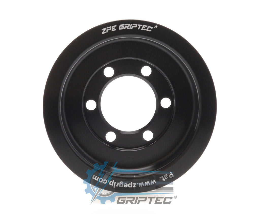 3.85" 6 Rib ZPE GripTec® 2pc ProCharger Standard L3 Black Pulley Only