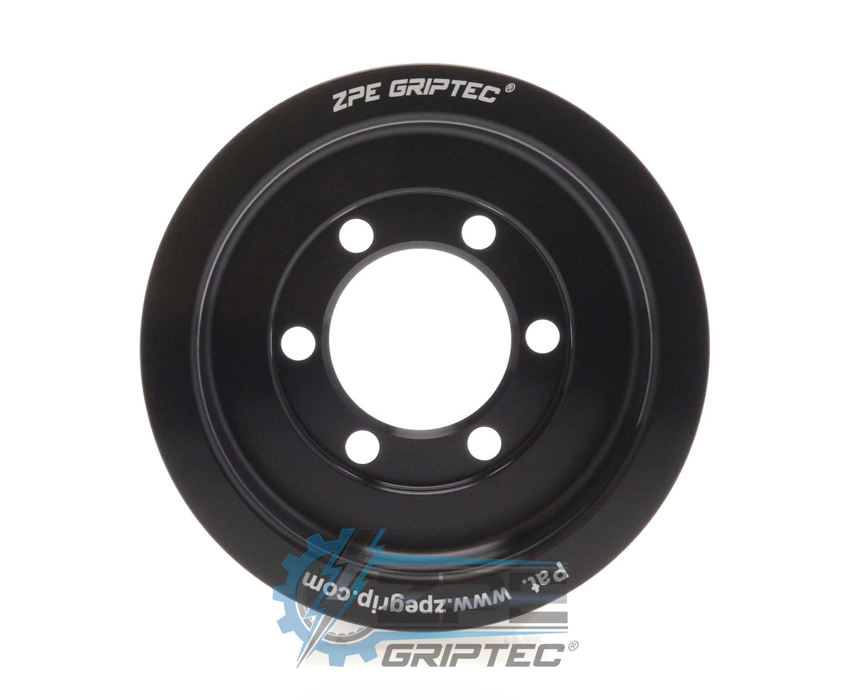 3.85" 6 Rib ZPE GripTec® 2pc ProCharger Standard L3 Black Pulley Only