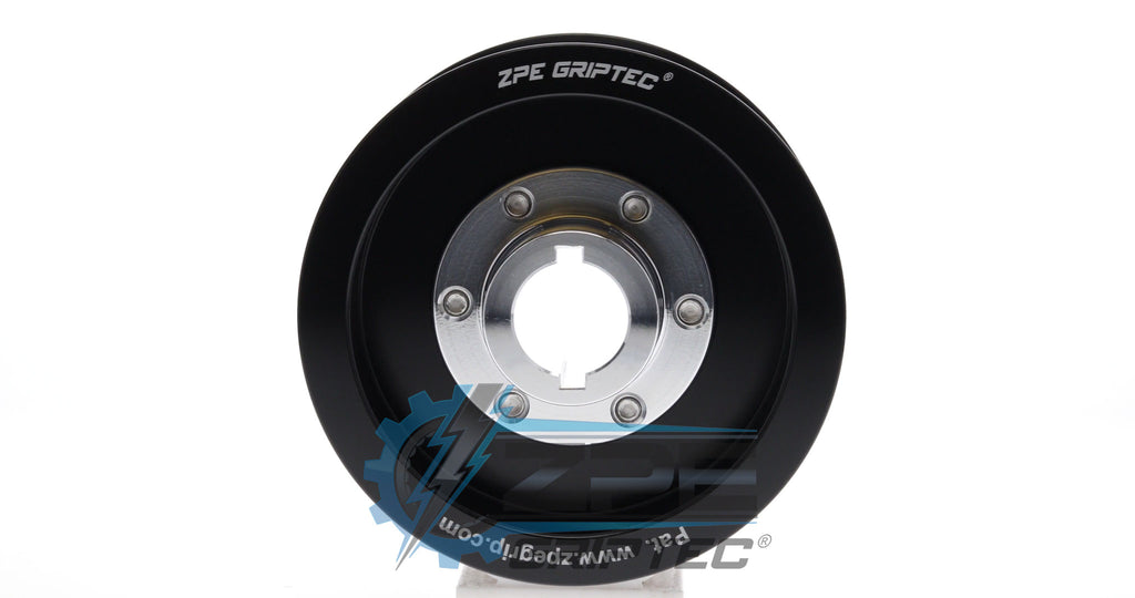3.90" 10 Rib ZPE GripTec® 2pc ProCharger Standard L3 Black Pulley & Hub Kit