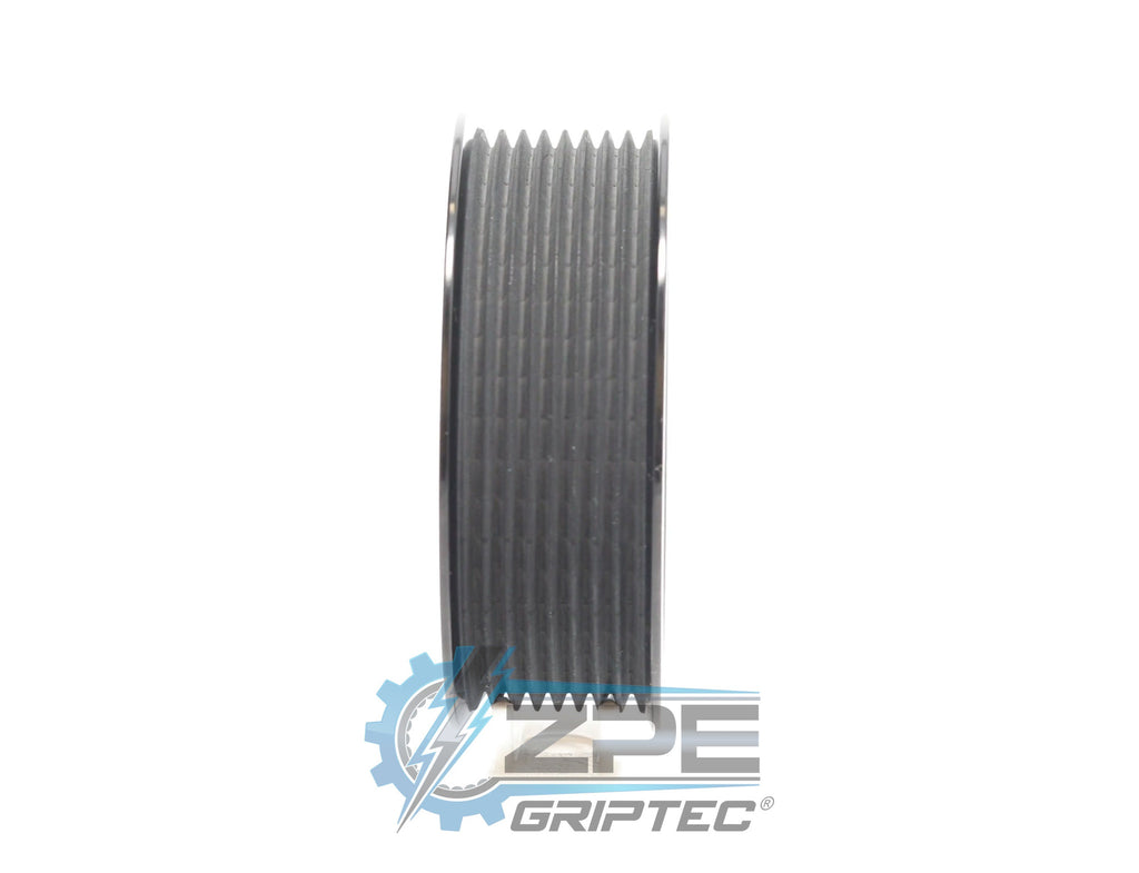 3.90" 8 Rib ZPE GripTec® 2pc ProCharger Standard L3 Black Pulley Only