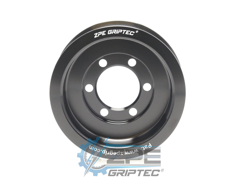 3.90" 8 Rib ZPE GripTec® 2pc ProCharger Standard L3 Black Pulley Only