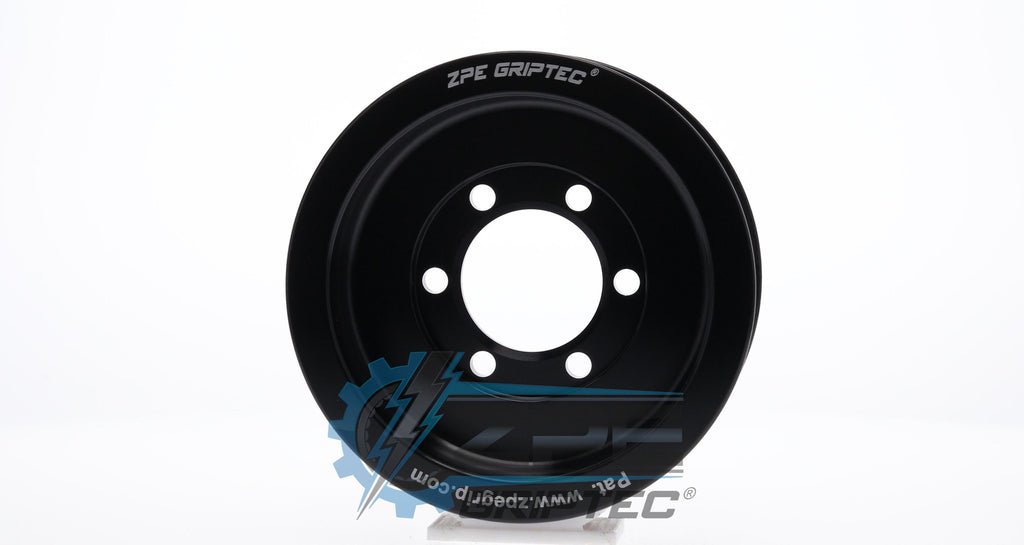 4.06" 10 Rib ZPE GripTec® 2pc ProCharger Standard L3 Black Pulley Only
