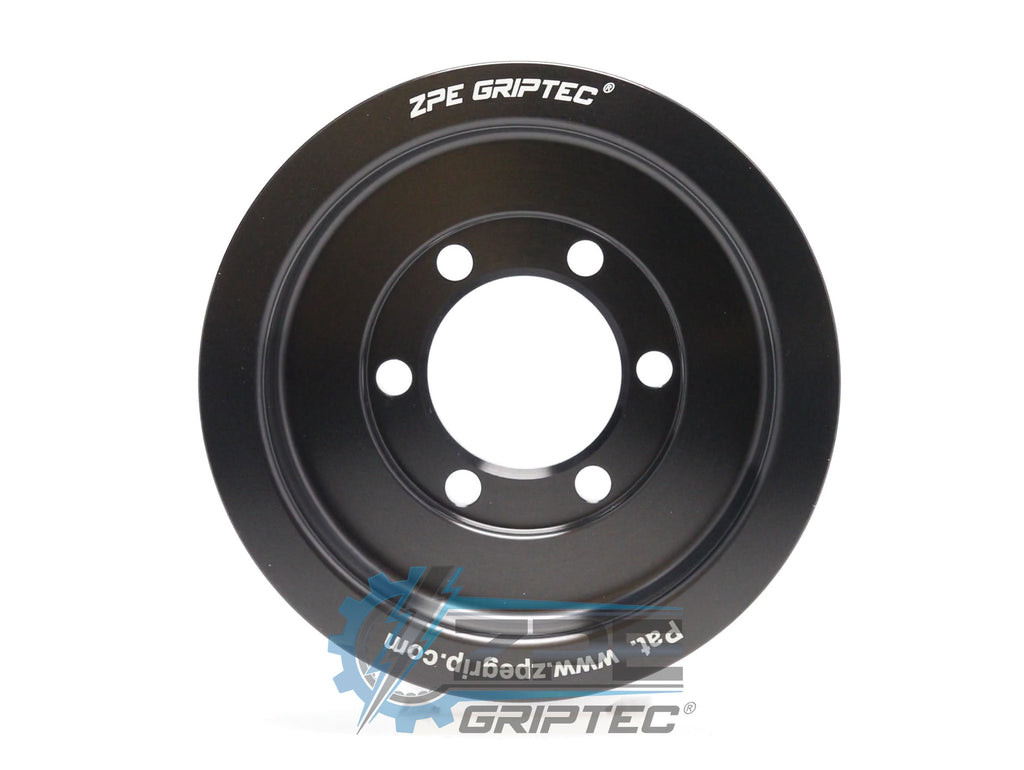 4.10" 8 Rib ZPE GripTec® 2pc ProCharger Standard L3 Black Pulley Only