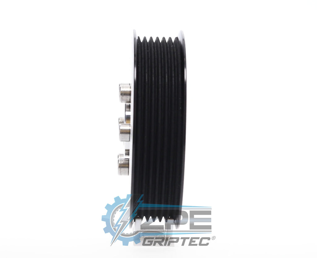 4.125" 6 Rib ZPE GripTec® 2pc ProCharger Standard L3 Black Pulley & Hub Kit