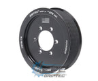 4.125" 8 Rib ZPE GripTec® 2pc ProCharger Standard L3 Black Pulley Only