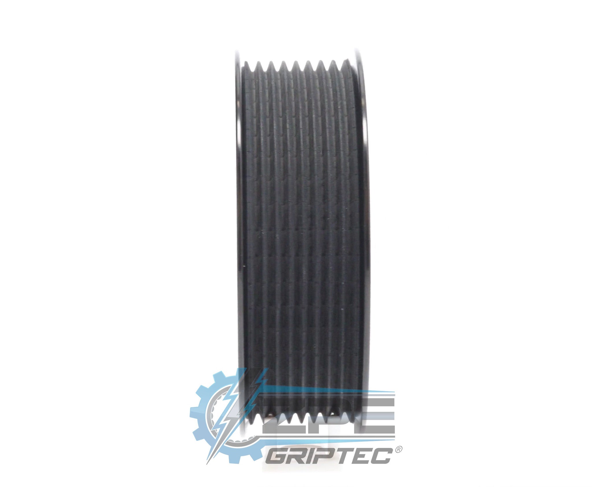 4.125" 8 Rib ZPE GripTec® 2pc ProCharger Standard L3 Black Pulley Only Secondary image